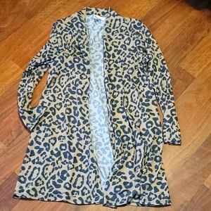 Leopard Long Cardigan